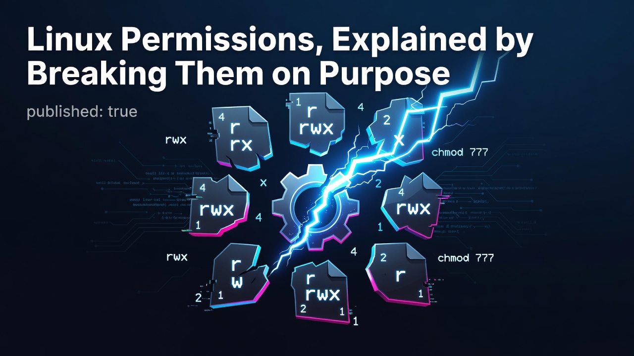 Linux Permissions, Explained by Breaking Them on Purpose" published: true