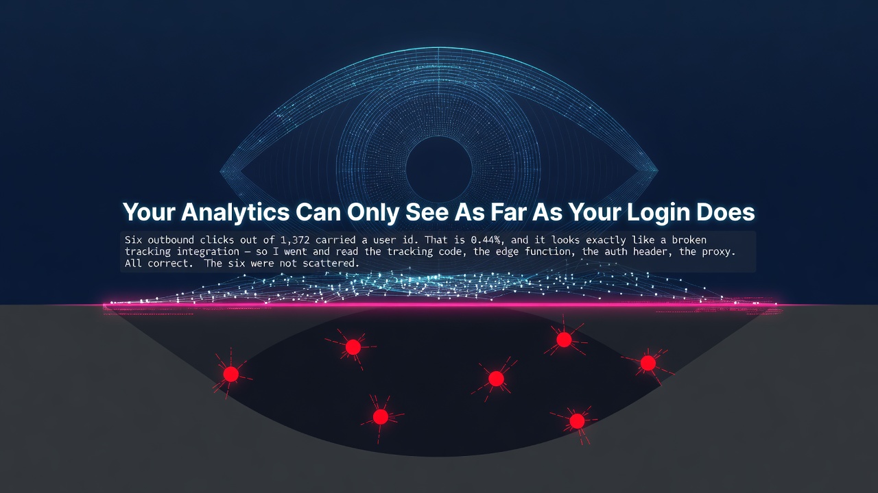 Your Analytics Can Only See As Far As Your Login Does