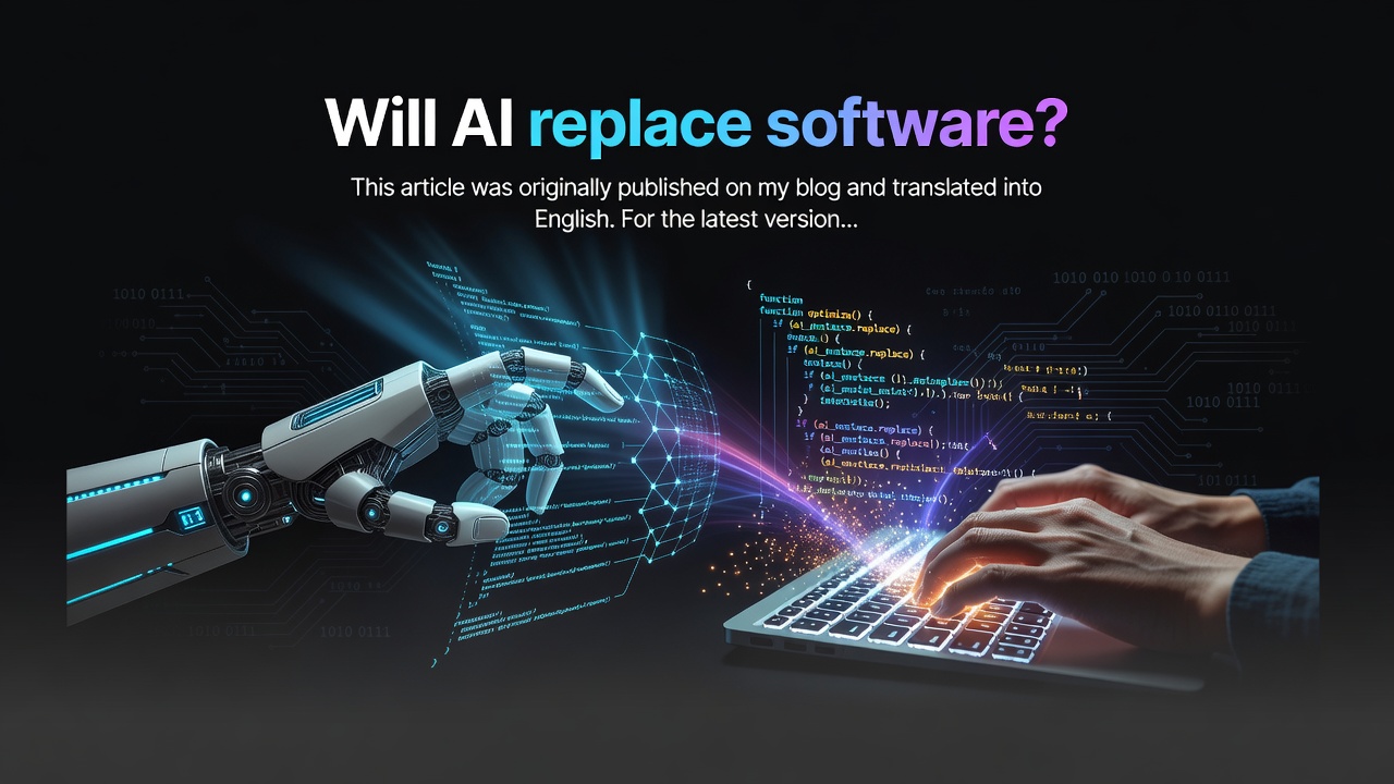 Will AI replace software?
