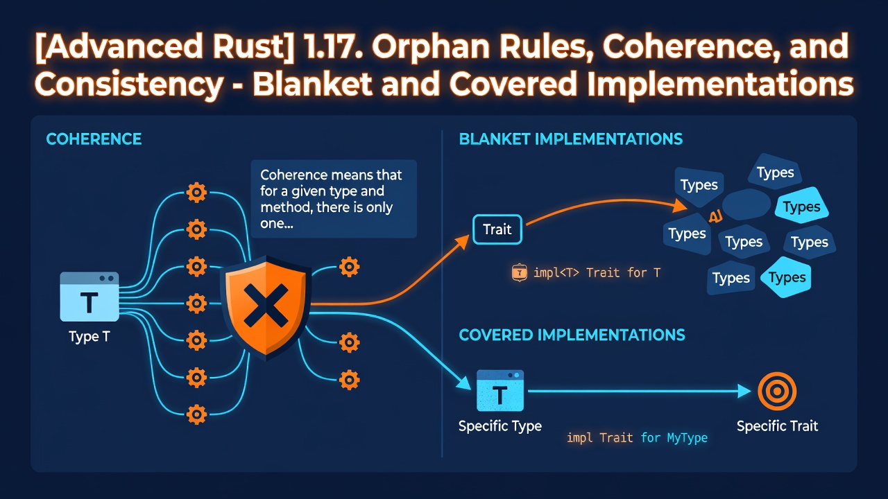 [Advanced Rust] 1.17. Orphan Rules, Coherence, and Consistency - Blanket and Covered Implementations