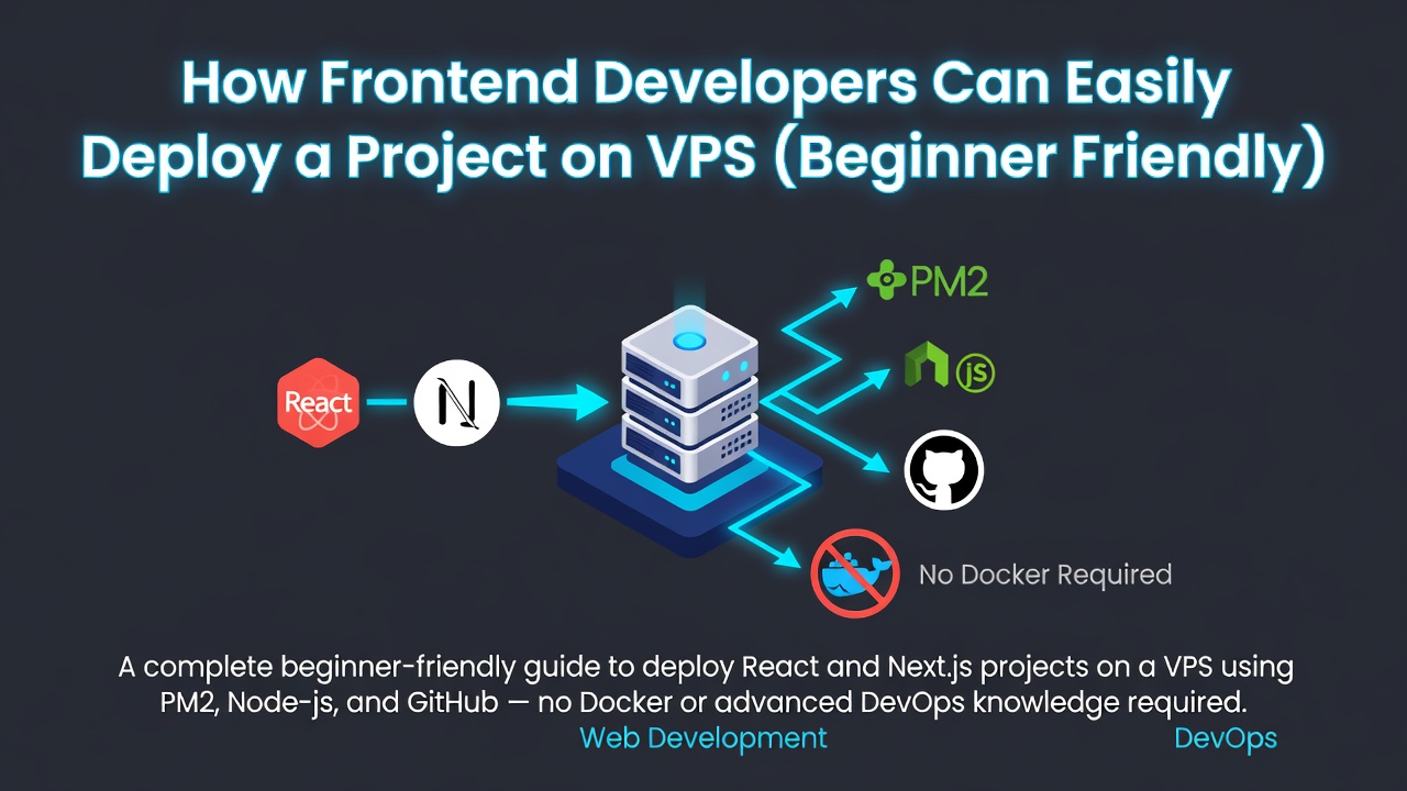 How Frontend Developers Can Easily Deploy a Project on VPS (Beginner Friendly)