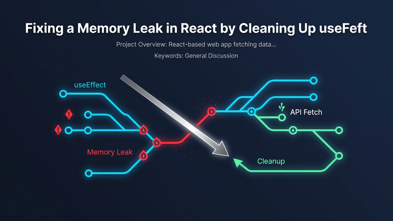 Fixing a Memory Leak in React by Cleaning Up useEffect
