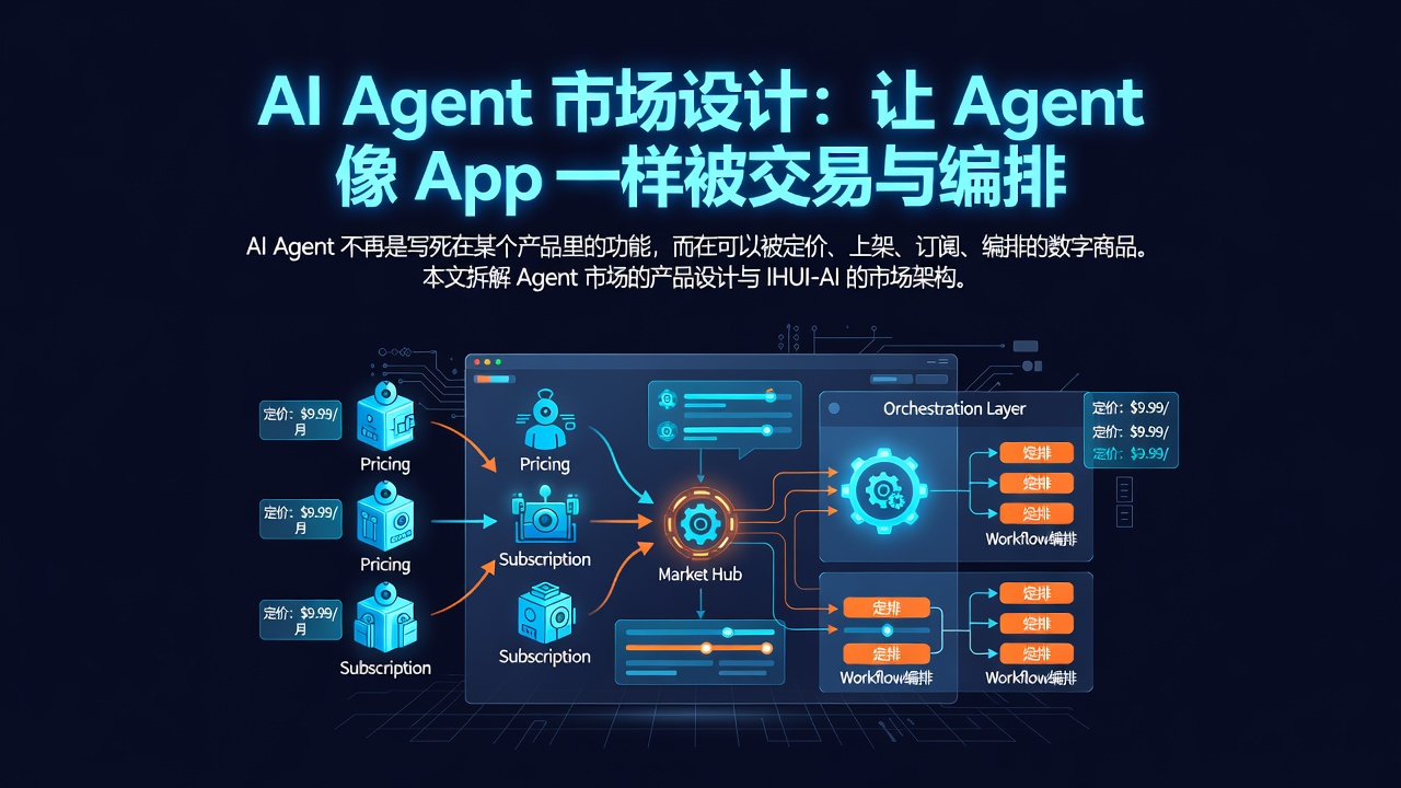 AI Agent 市场设计:让 Agent 像 App 一样被交易与编排