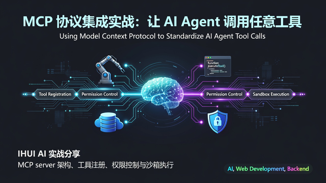 MCP 协议集成实战:让 AI Agent 调用任意工具