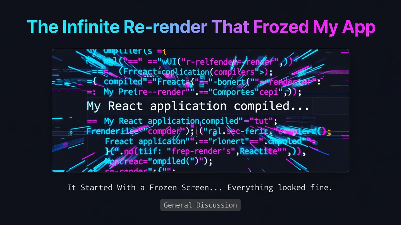 The Infinite Re-render That Froze My App