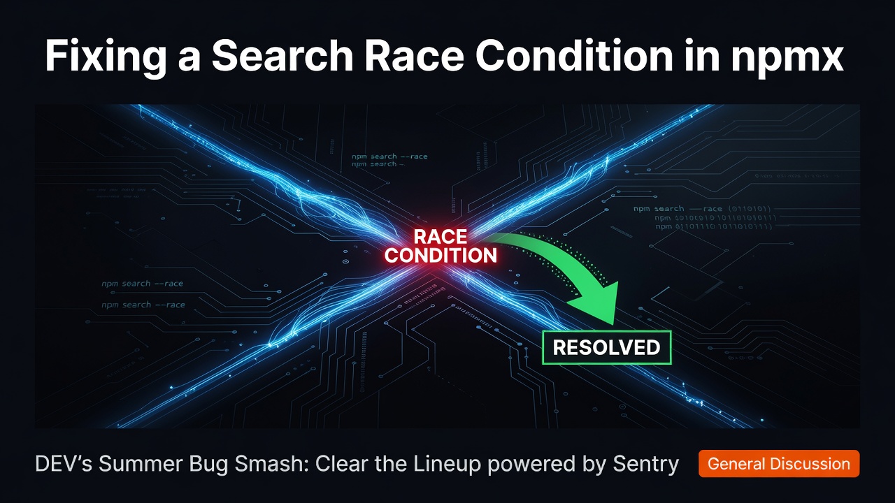 Fixing a Search Race Condition in npmx