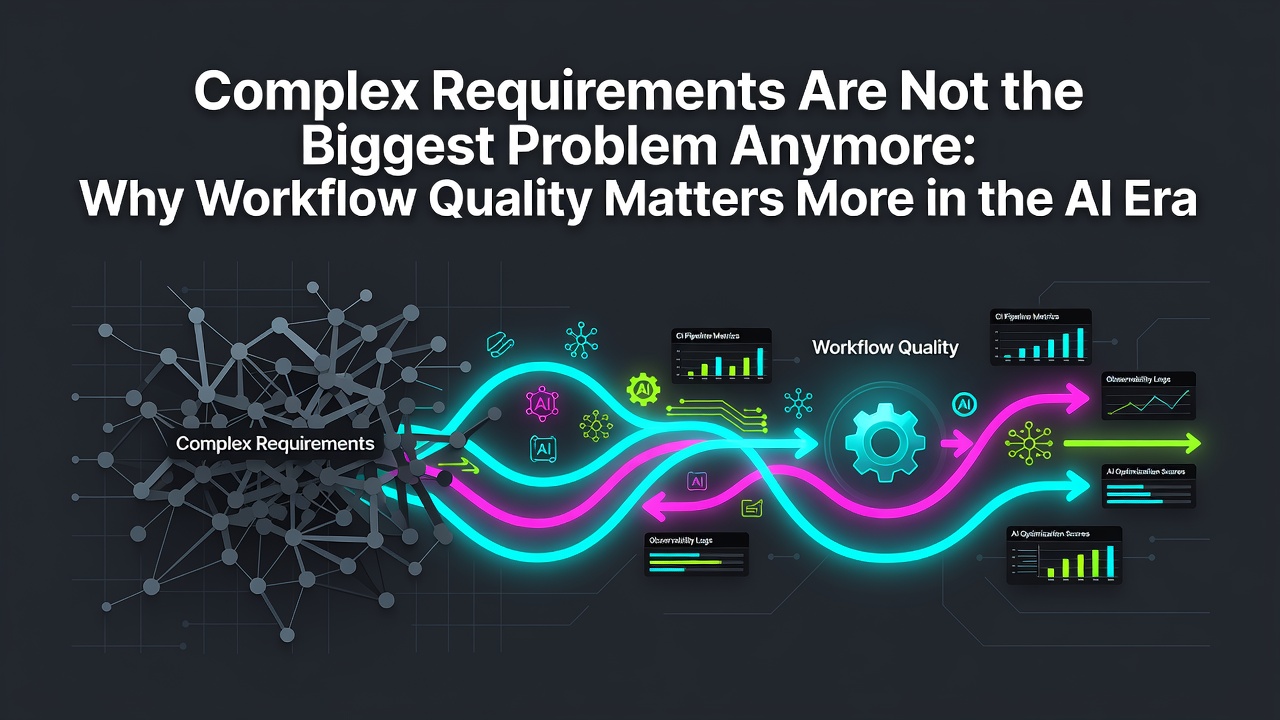 Complex Requirements Are Not the Biggest Problem Anymore: Why Workflow Quality Matters More in the AI Era
