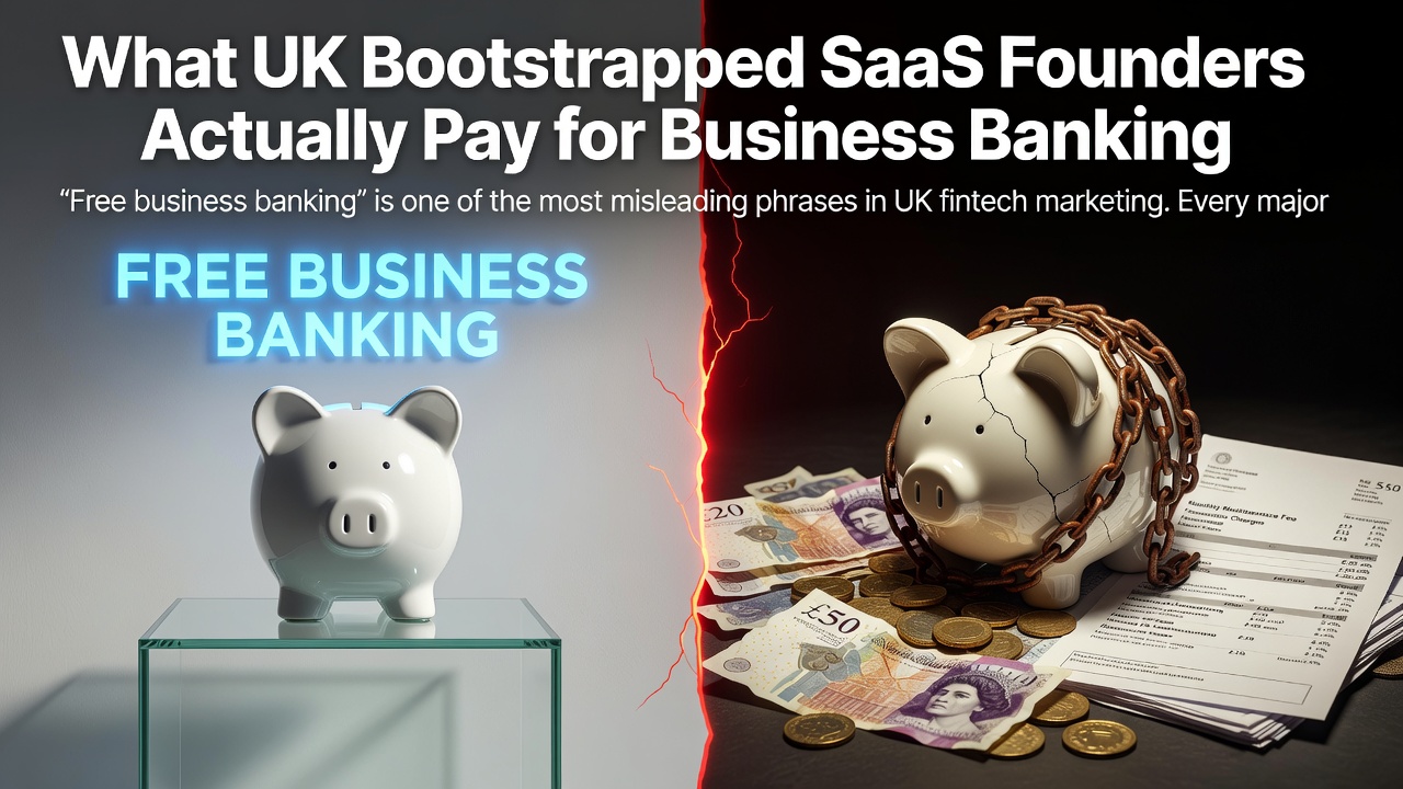 What UK Bootstrapped SaaS Founders Actually Pay for Business Banking