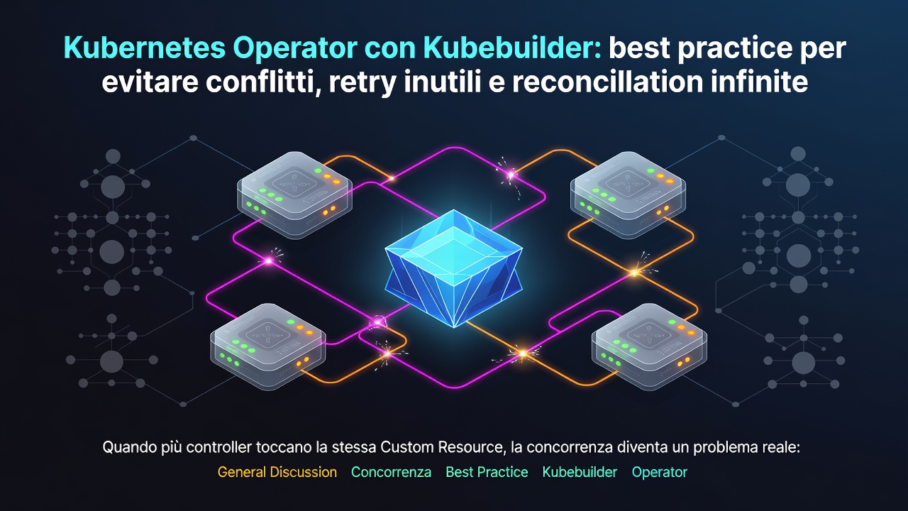 Kubernetes Operator con Kubebuilder: best practice per evitare conflitti, retry inutili e reconciliation infinite