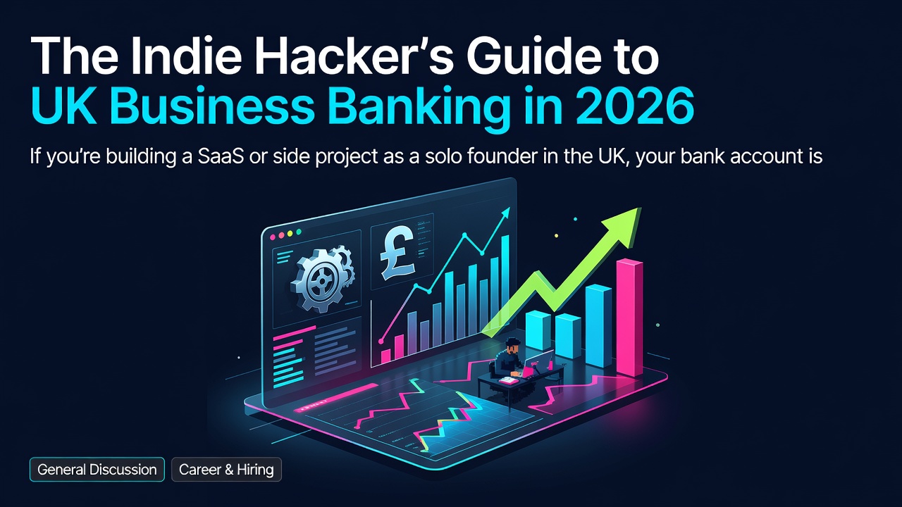The Indie Hacker's Guide to UK Business Banking in 2026