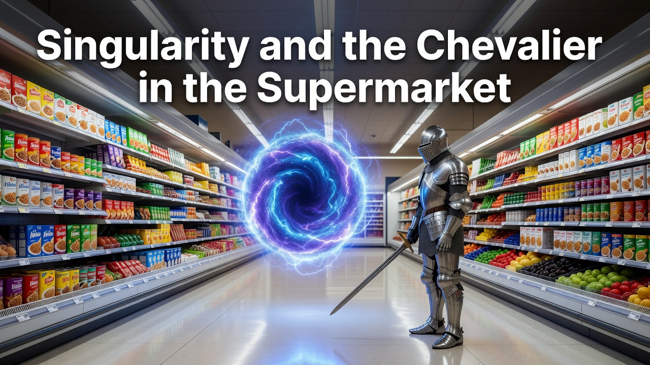 Singularity and the Chevalier in the Supermarket