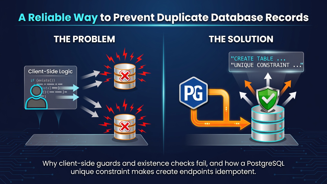 A Reliable Way to Prevent Duplicate Database Records