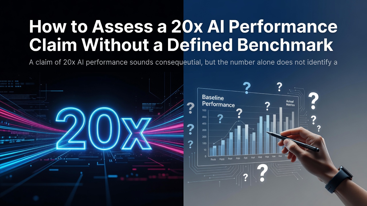How to Assess a 20x AI Performance Claim Without a Defined Benchmark