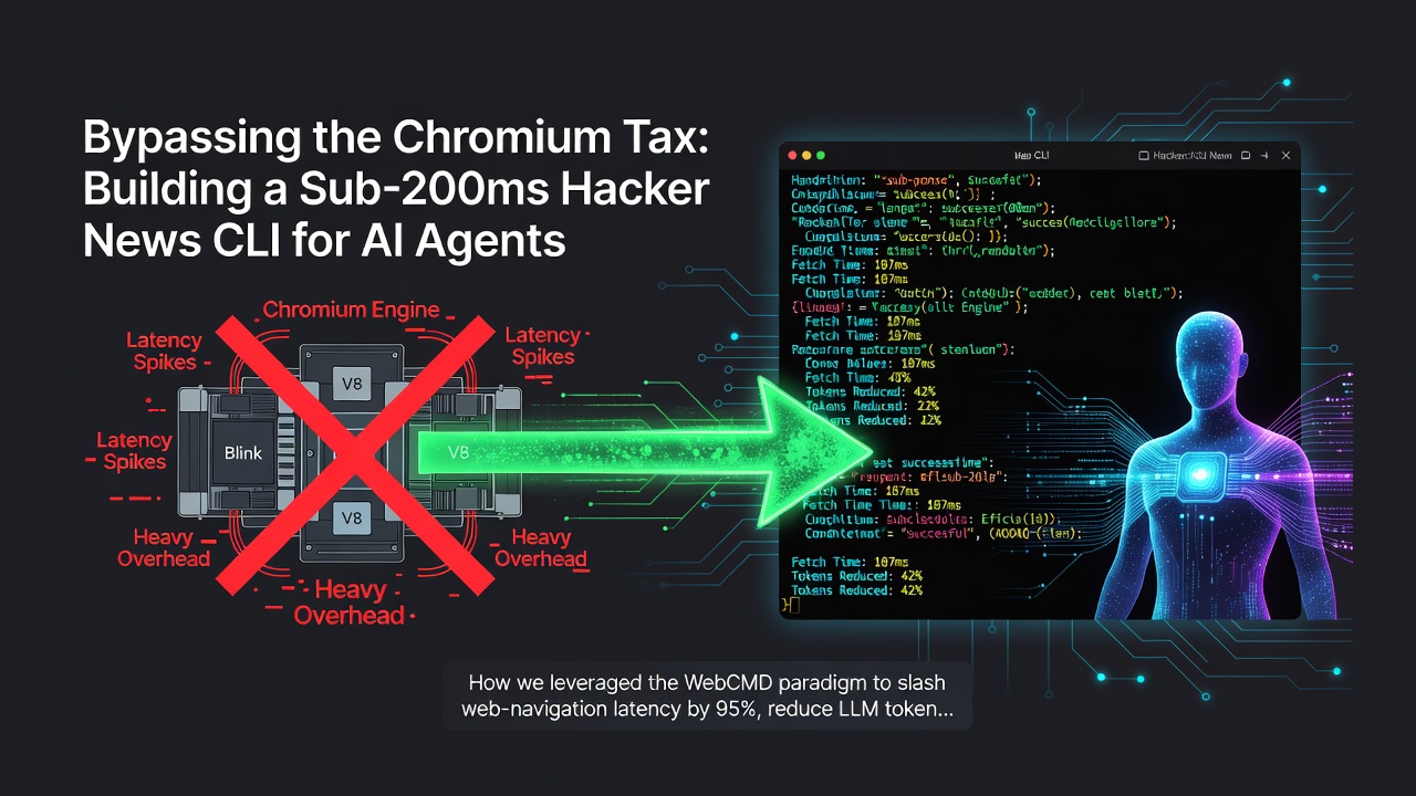Bypassing the Chromium Tax: Building a Sub-200ms Hacker News CLI for AI Agents