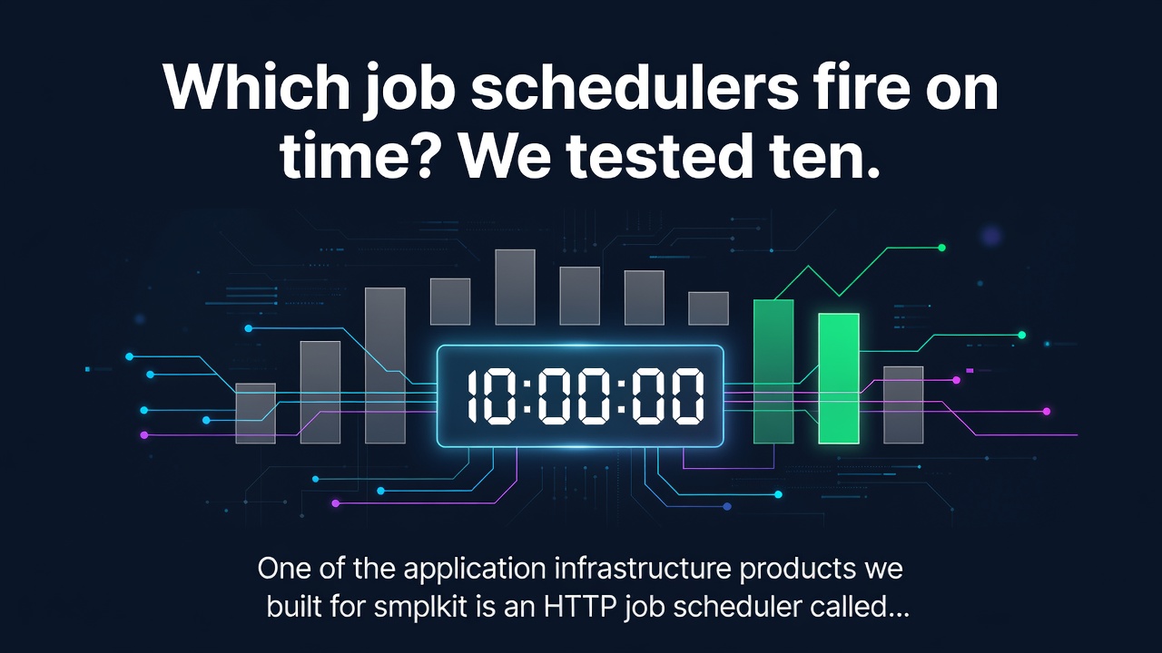 Which job schedulers fire on time? We tested ten.