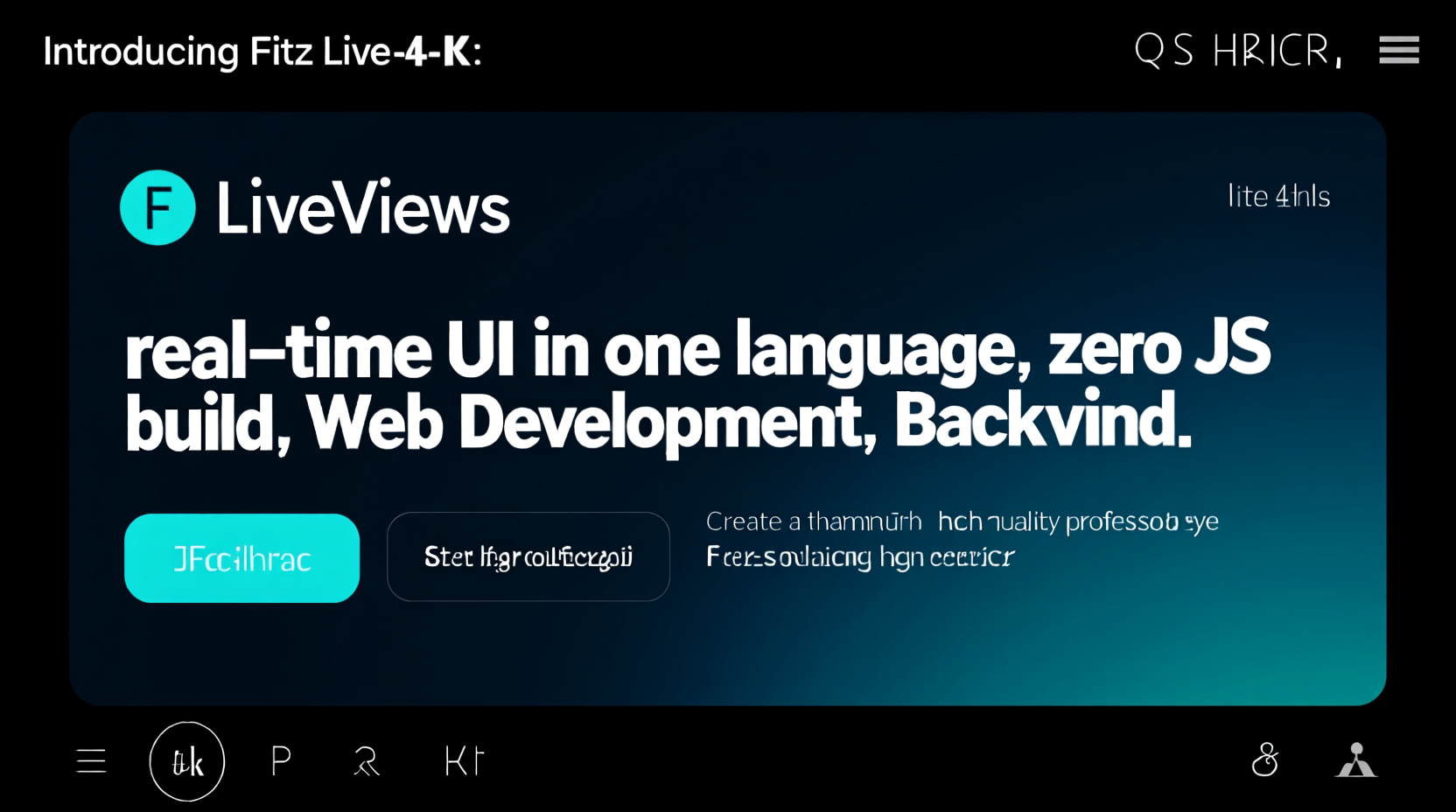 Introducing Fitz LiveViews: real-time UI in one language, zero JS build