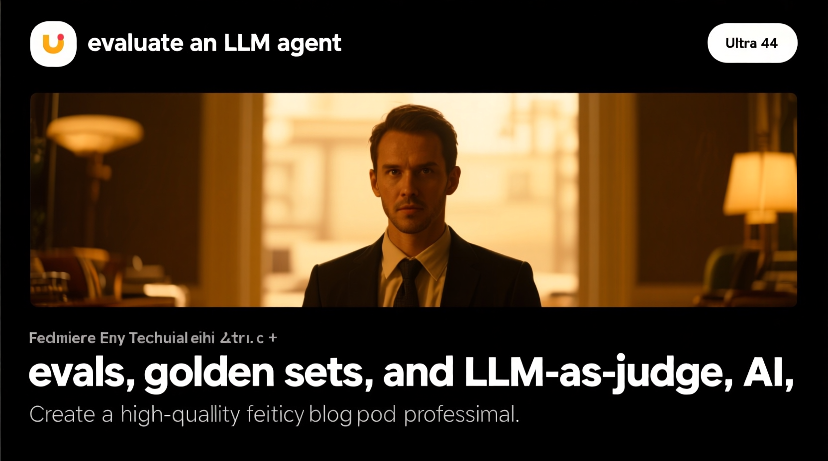 How to evaluate an LLM agent: evals, golden sets, and LLM-as-judge