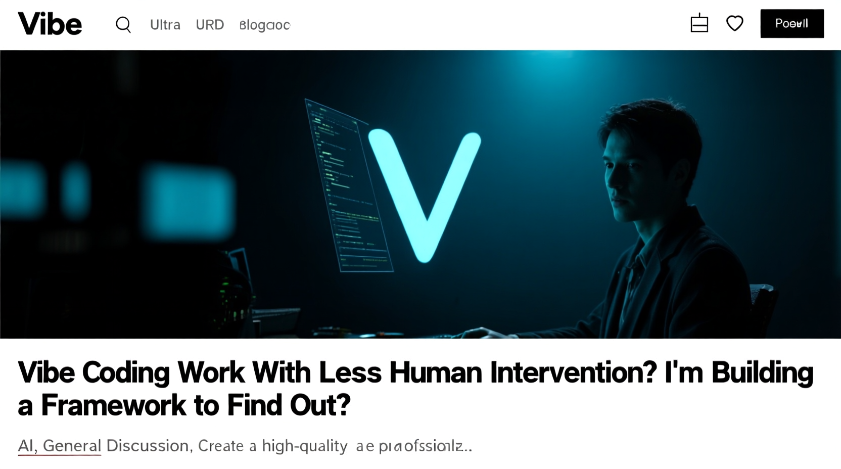 Can Vibe Coding Work With Less Human Intervention? I'm Building a Framework to Find Out