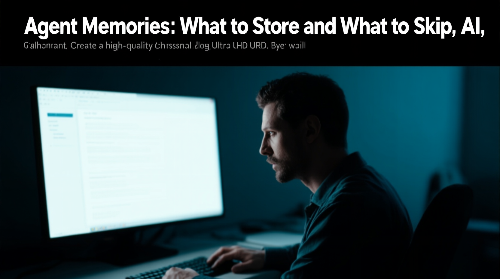 Writing Agent Memories: What to Store and What to Skip