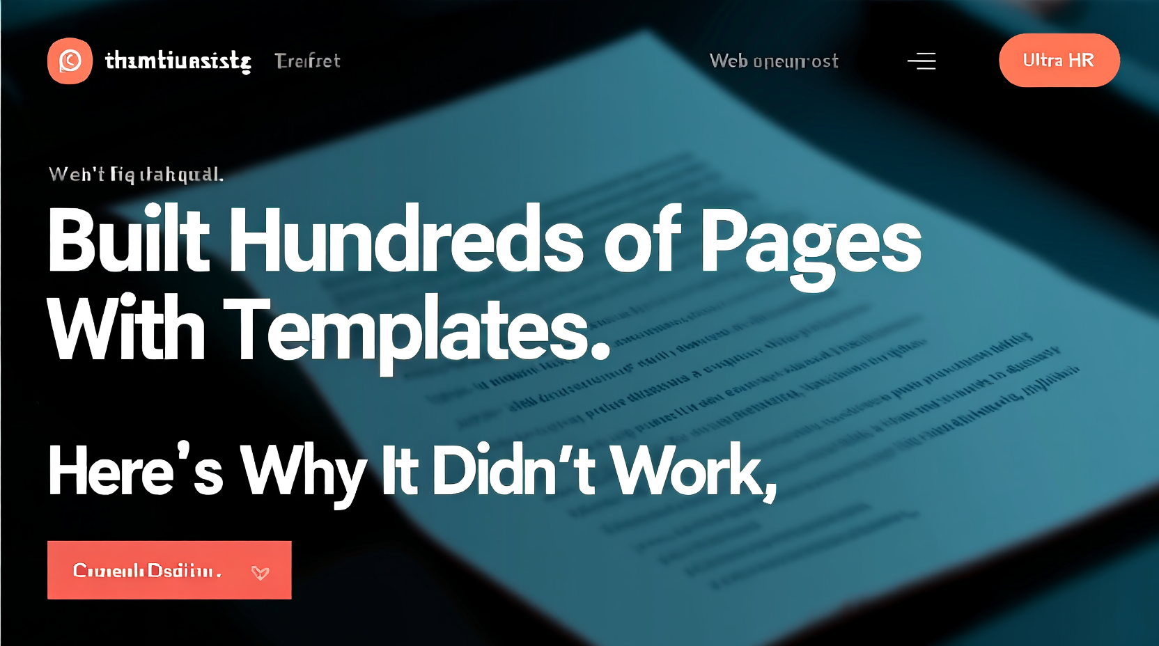 I Built Hundreds of Pages With Templates. Here's Why It Didn't Work
