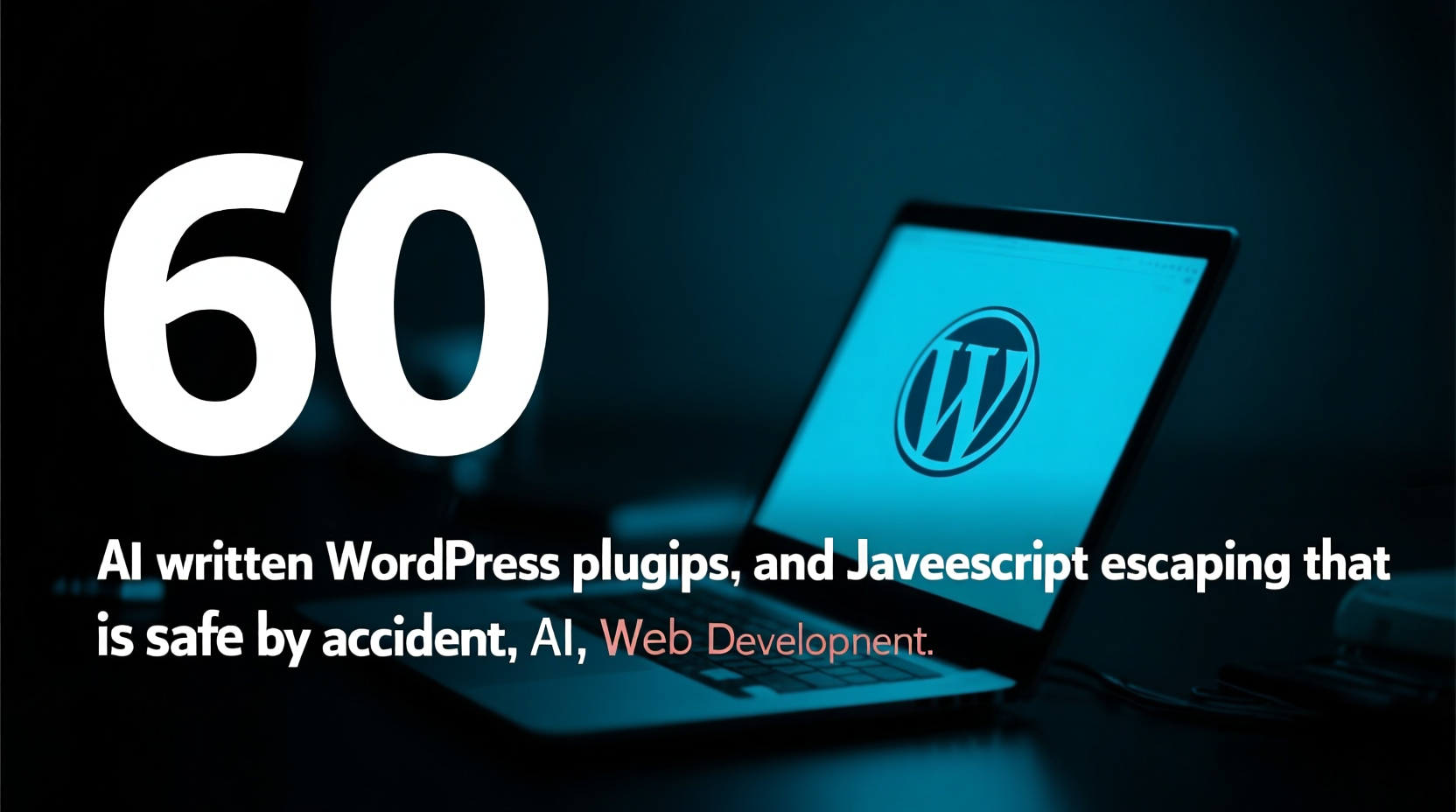 60 AI-written WordPress plugins, and JavaScript escaping that is safe by accident