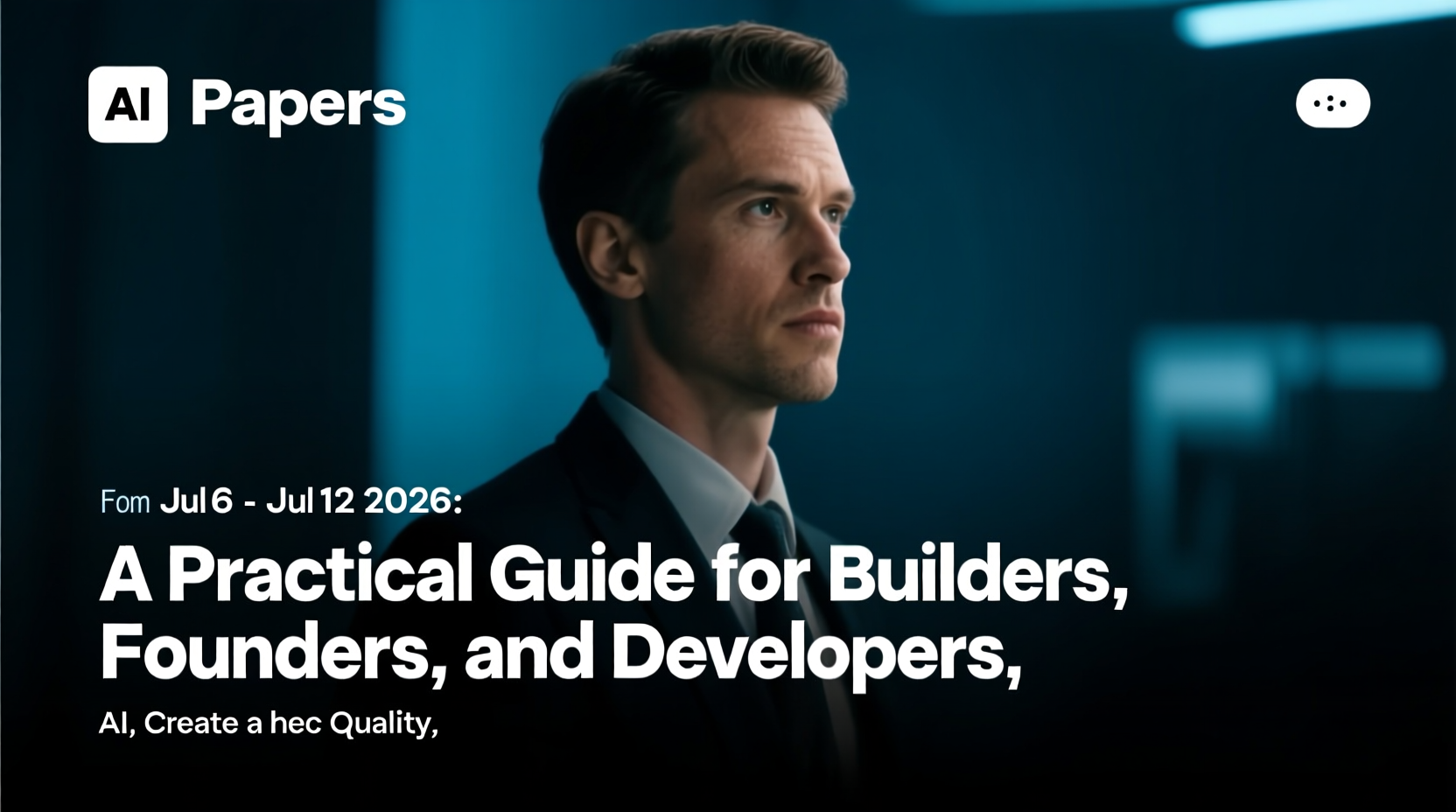 AI Papers from Jul 06 - Jul 12 2026: A Practical Guide for Builders, Founders, and Developers