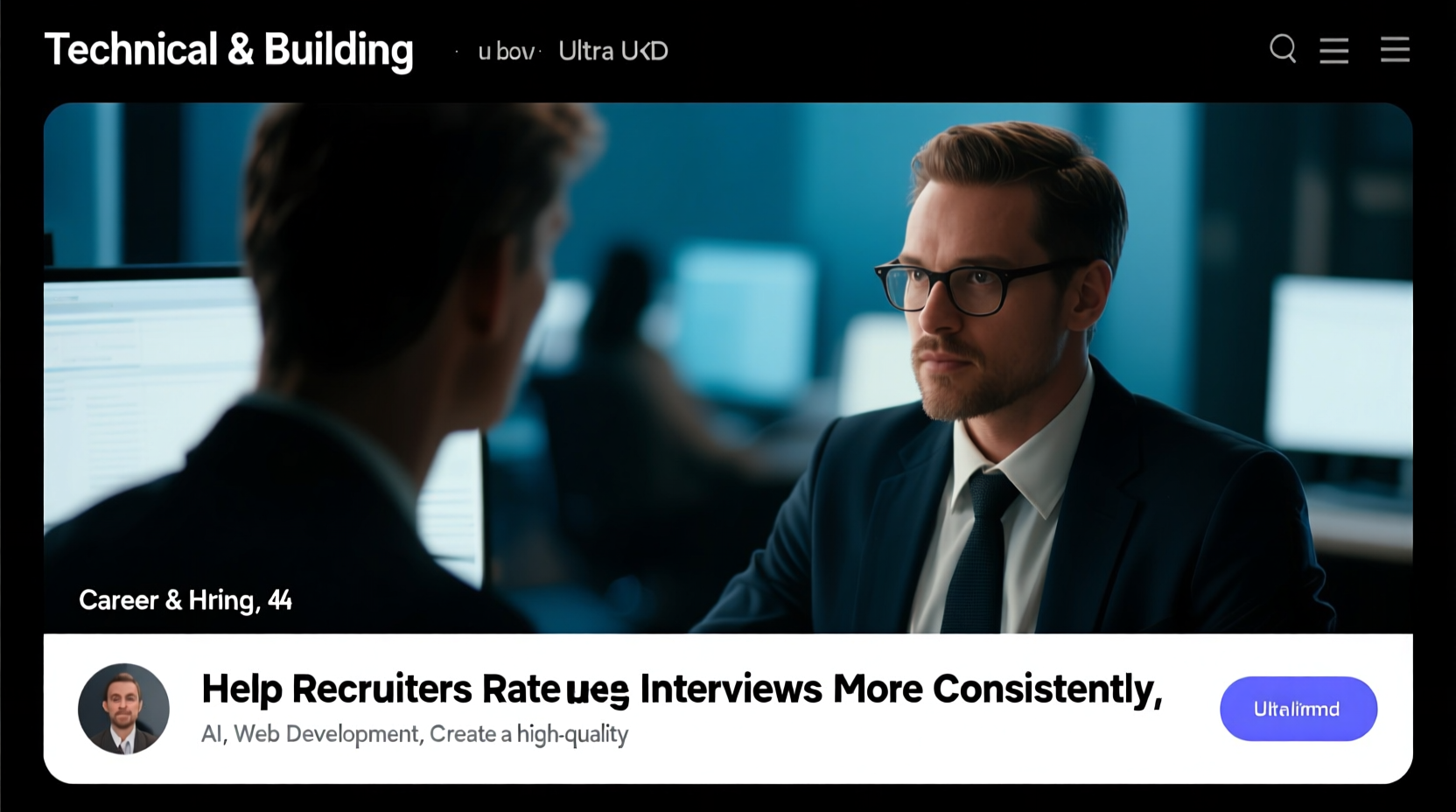 What I'm Building: A Tool to Help Recruiters Rate Interviews More Consistently