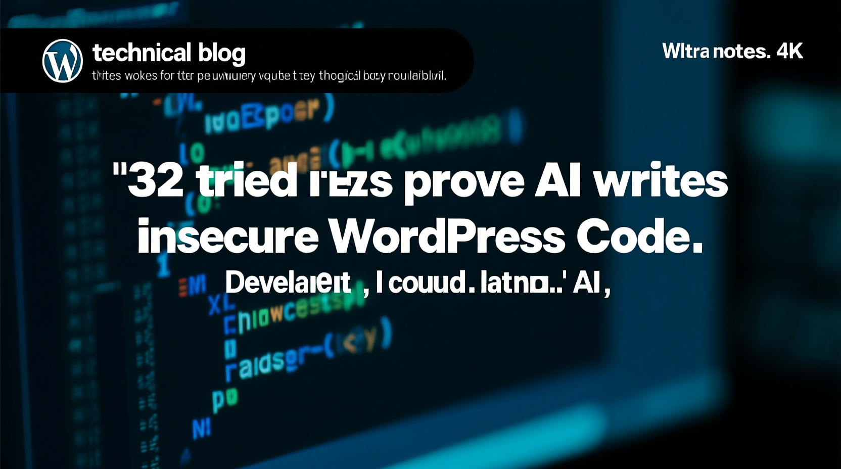 I tried to prove AI writes insecure WordPress code. 32 runs later, I could not.