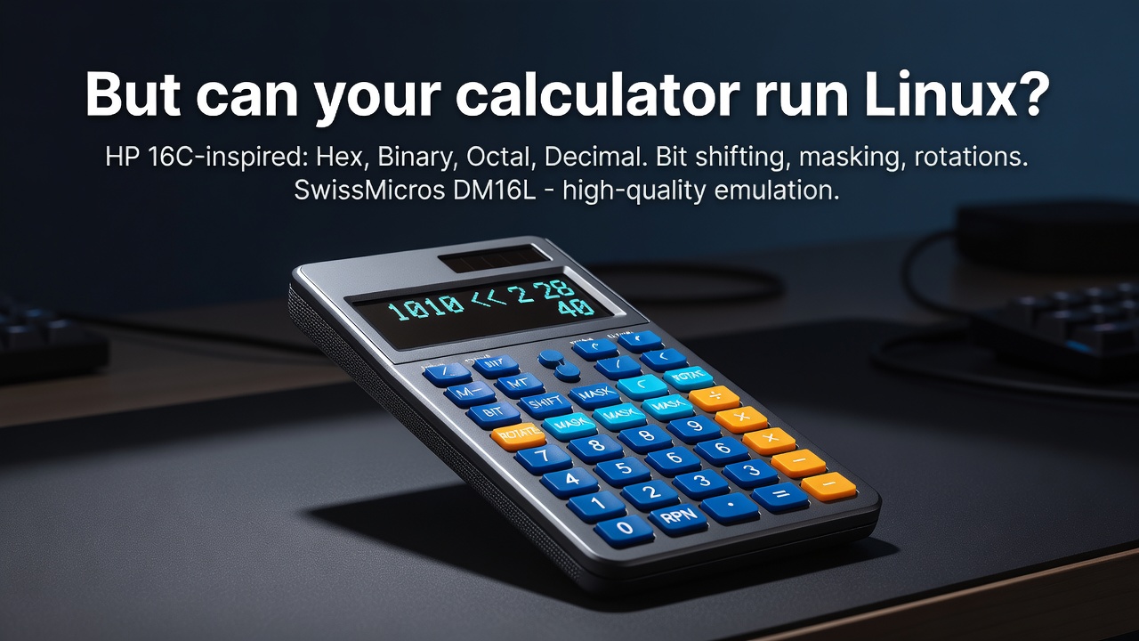 But can your calculator run Linux?
