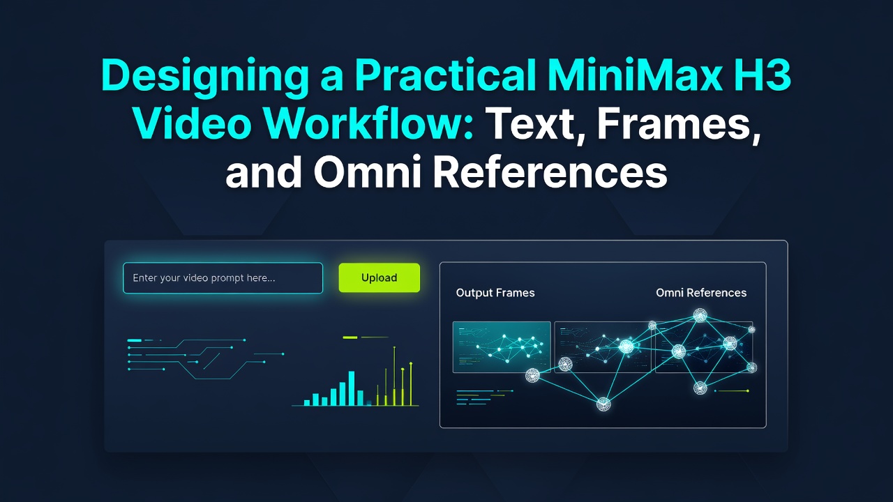Designing a Practical MiniMax H3 Video Workflow: Text, Frames, and Omni References