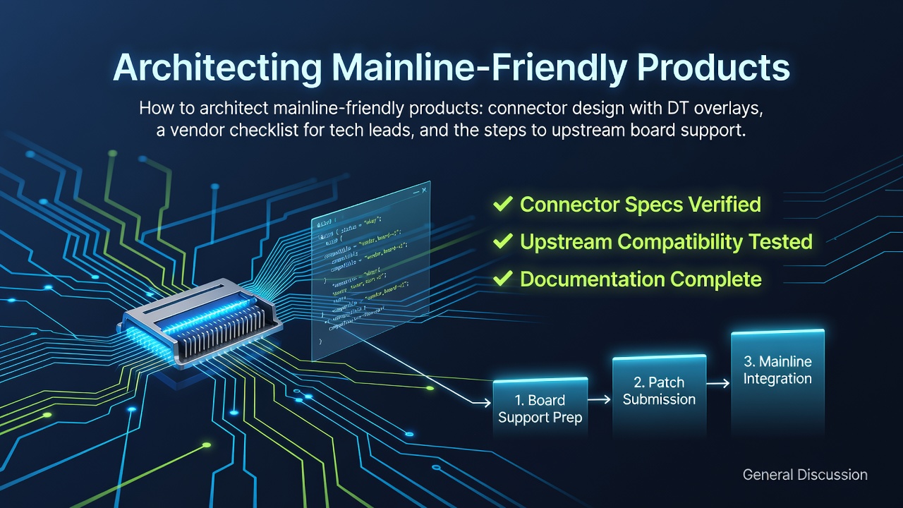 Architecting Mainline-Friendly Products