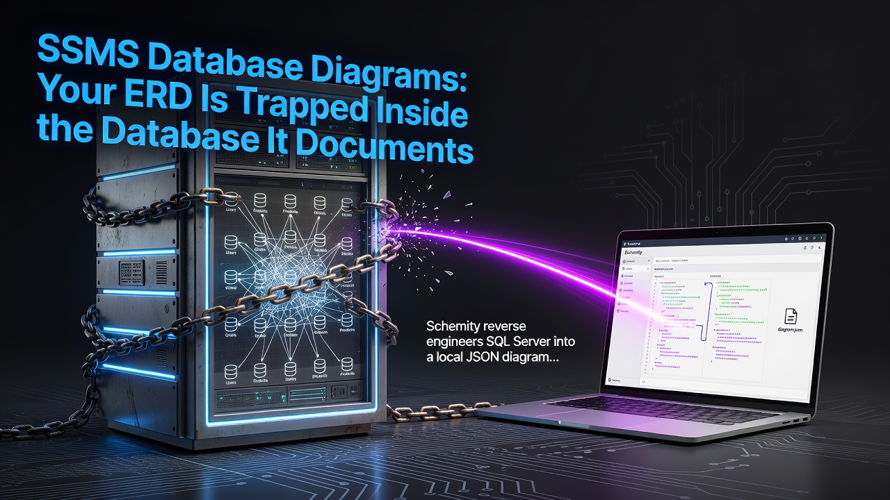 SSMS Database Diagrams: Your ERD Is Trapped Inside the Database It Documents