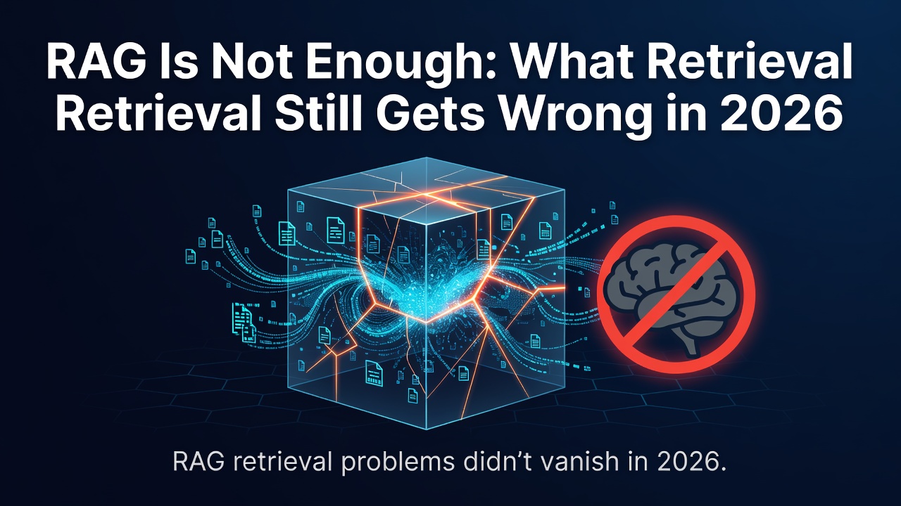 RAG Is Not Enough: What Retrieval Still Gets Wrong in 2026