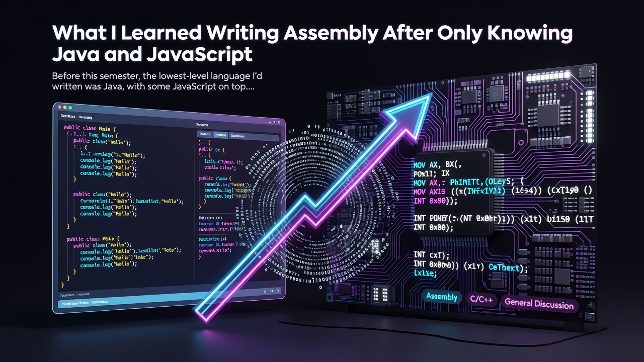 What I Learned Writing Assembly After Only Knowing Java and JavaScript