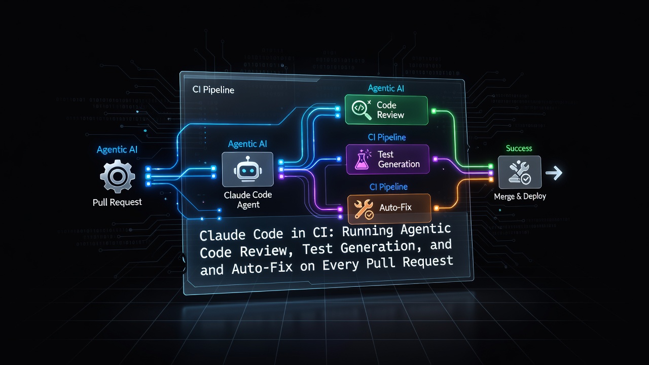 Claude Code in CI: Running Agentic Code Review, Test Generation, and Auto-Fix on Every Pull Request