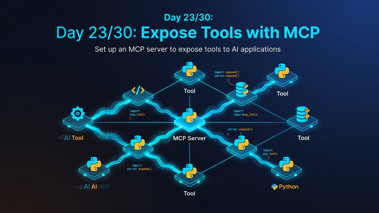 Day 23/30: Expose Tools with MCP