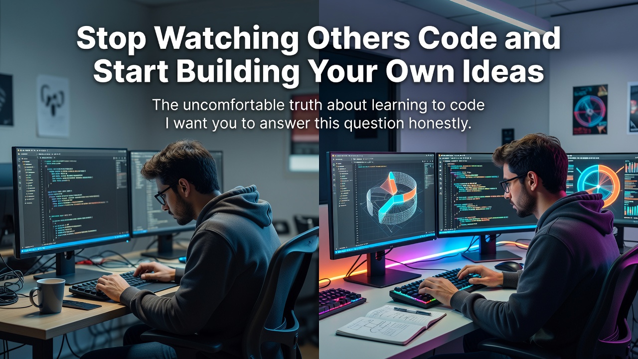 Stop Watching Others Code and Start Building Your Own Ideas