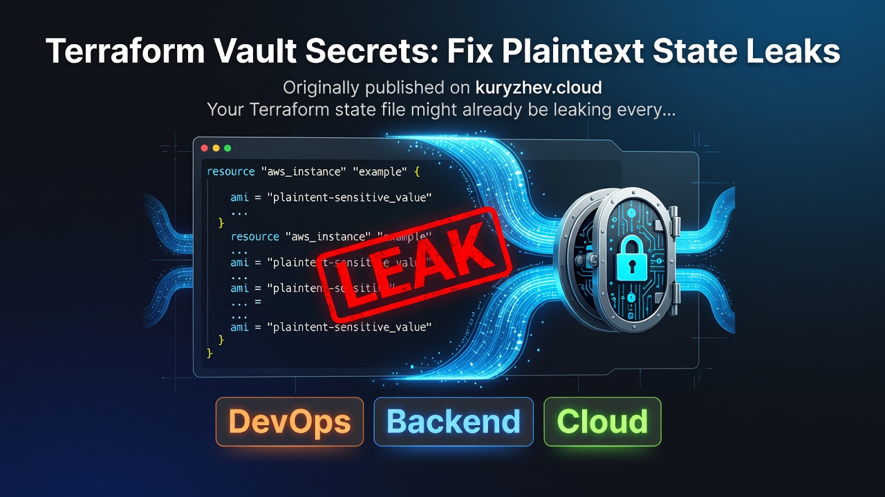 Terraform Vault Secrets: Fix Plaintext State Leaks