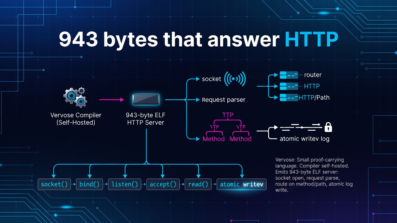 943 bytes that answer HTTP