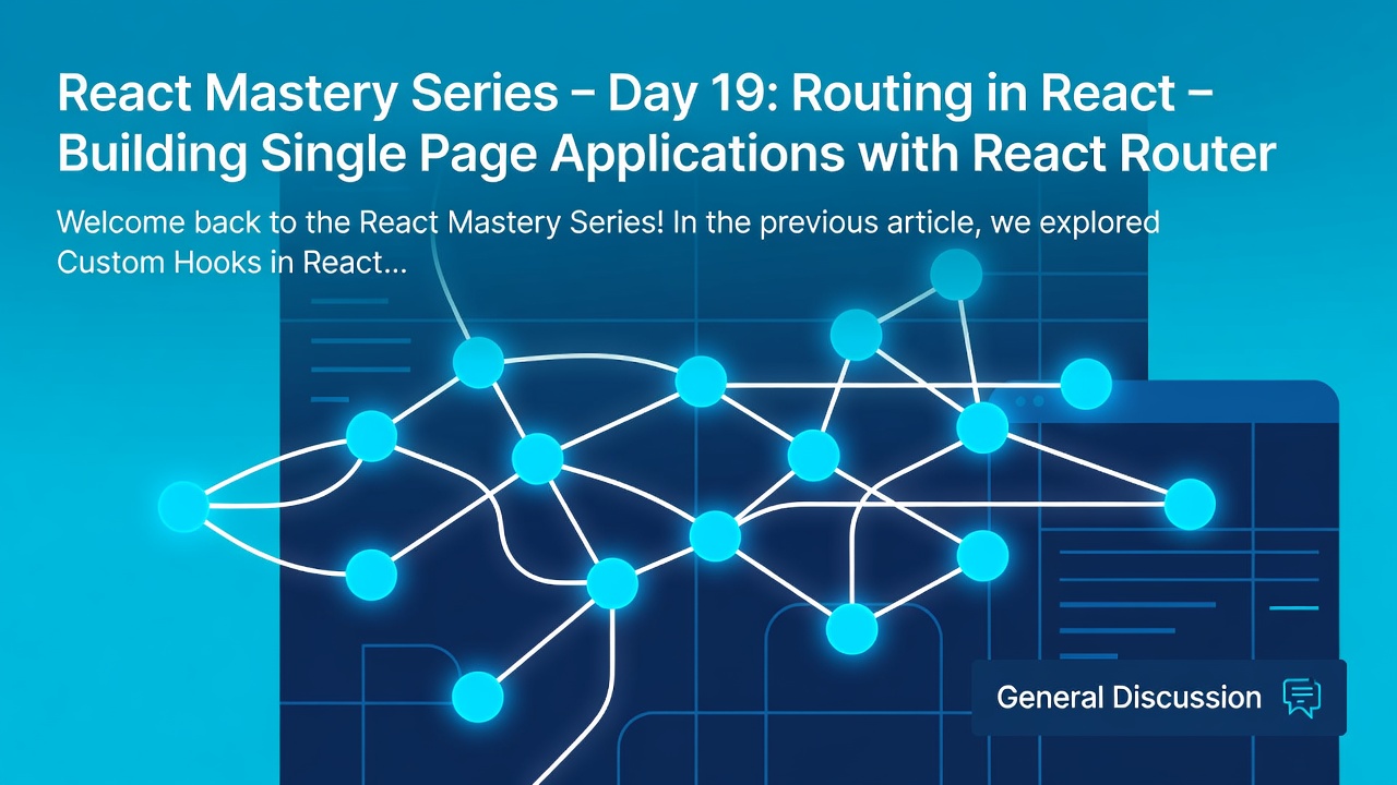 React Mastery Series – Day 19: Routing in React – Building Single Page Applications with React Router