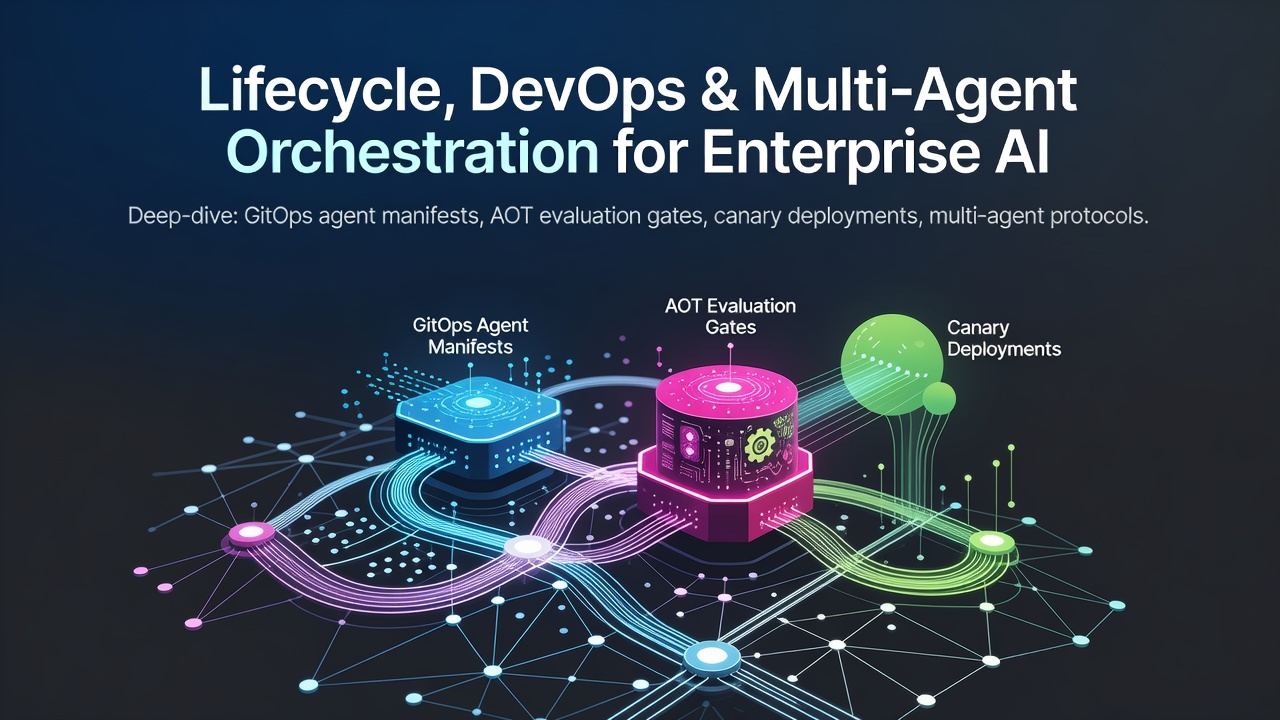 Lifecycle, DevOps & Multi-Agent Orchestration for Enterprise AI