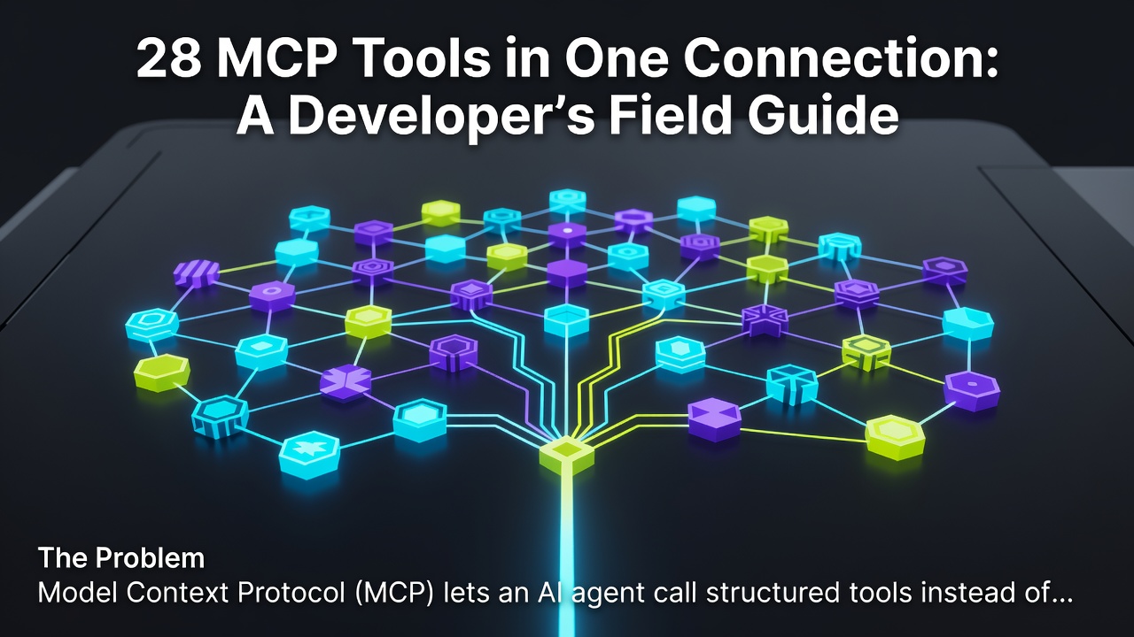 28 MCP Tools in One Connection: A Developer's Field Guide