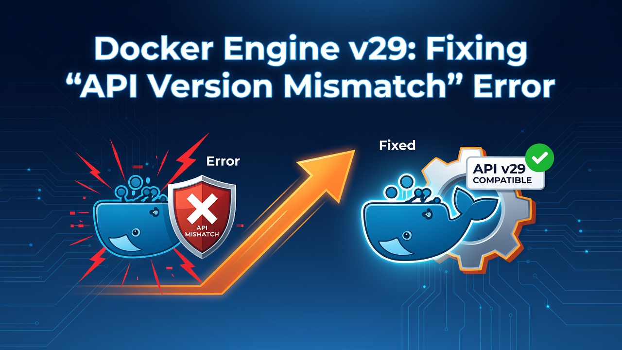 Docker Engine v29: Fixing "API Version Mismatch" Error