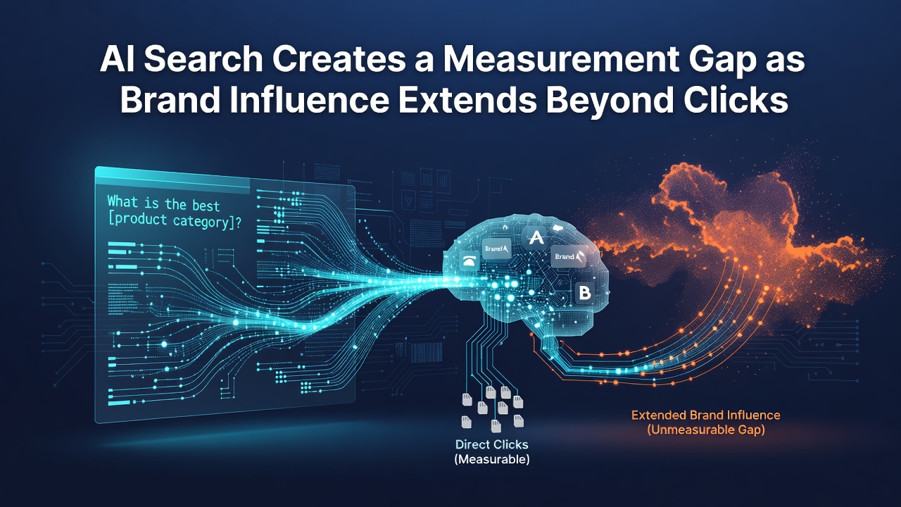 AI Search Creates a Measurement Gap as Brand Influence Extends Beyond Clicks