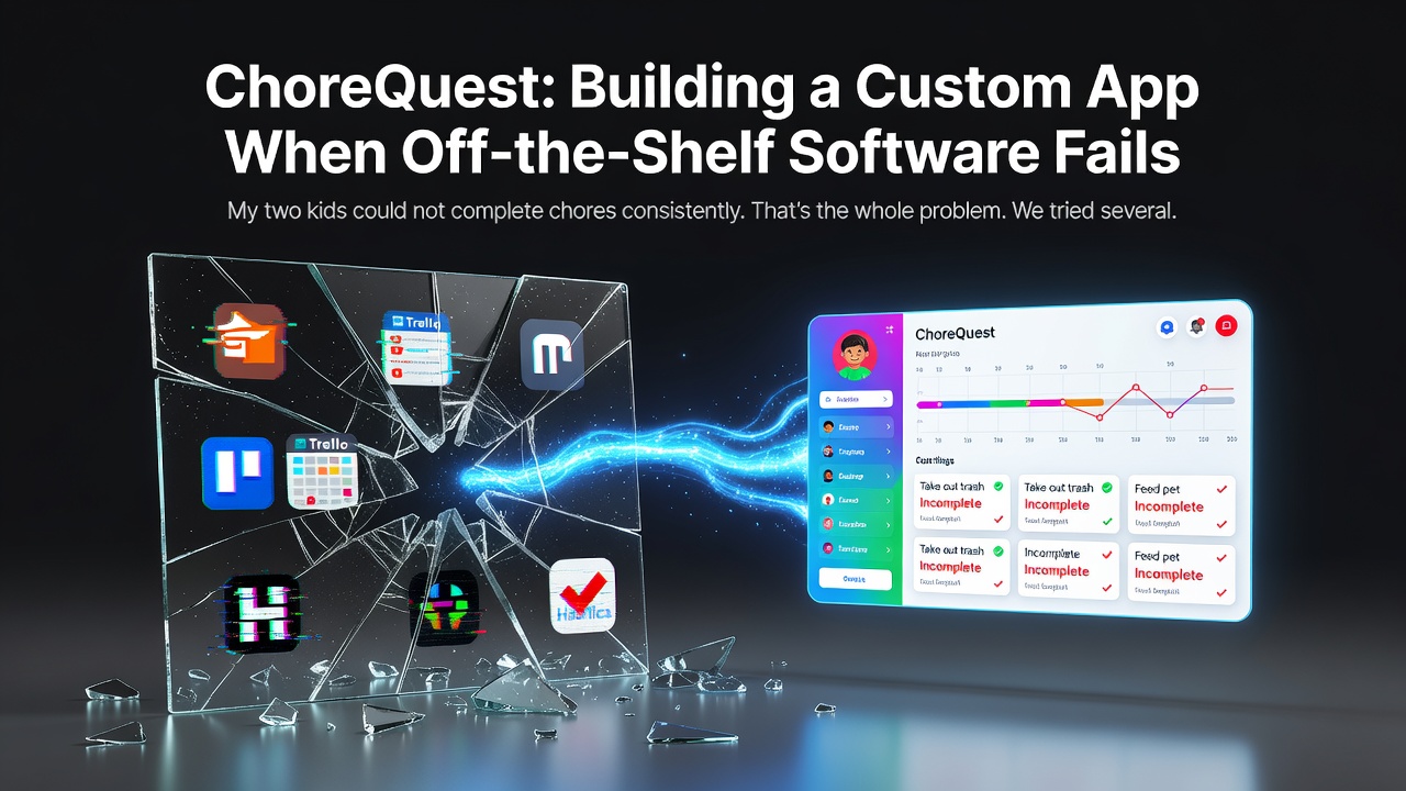 ChoreQuest: Building a Custom App When Off-the-Shelf Software Fails