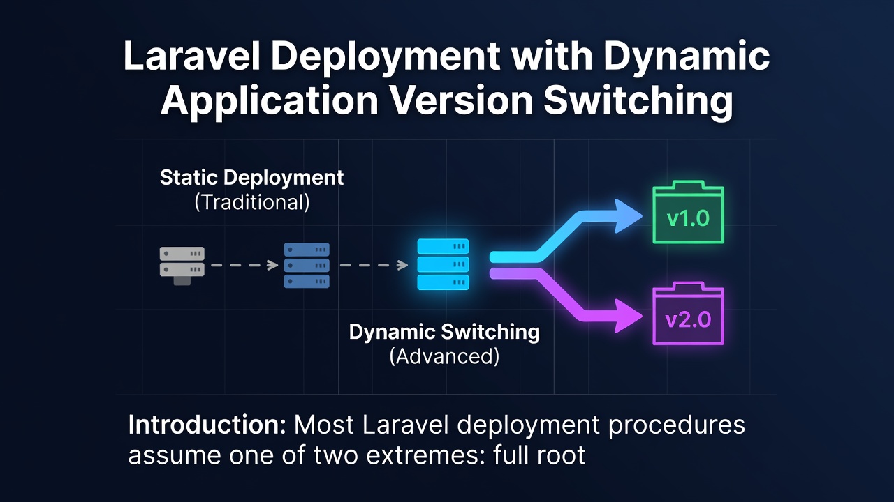 Laravel deployment with Dynamic Application Version Switching
