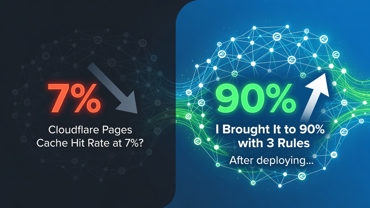 Cloudflare Cache Hit Rate: 7% to 90%