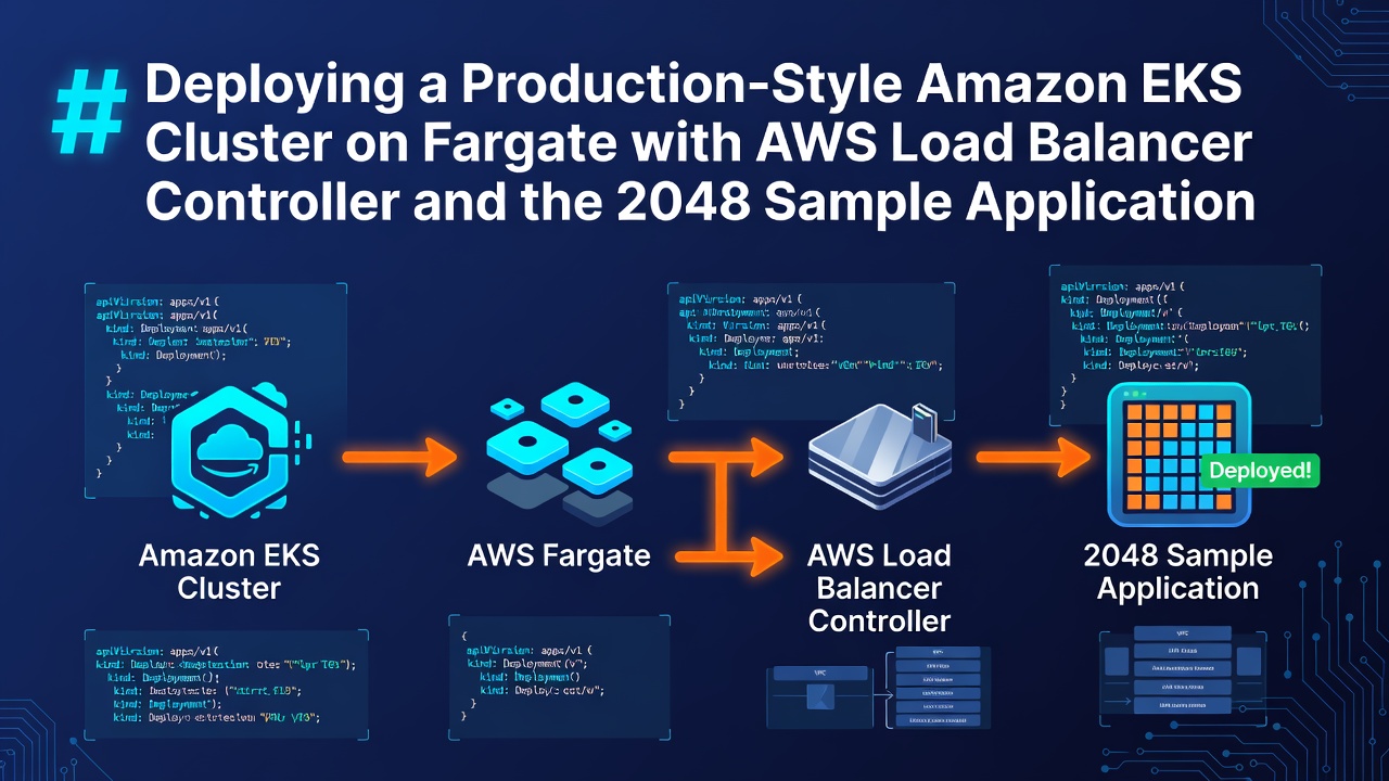 # Deploying a Production-Style Amazon EKS Cluster on Fargate with AWS Load Balancer Controller and the 2048 Sample Application