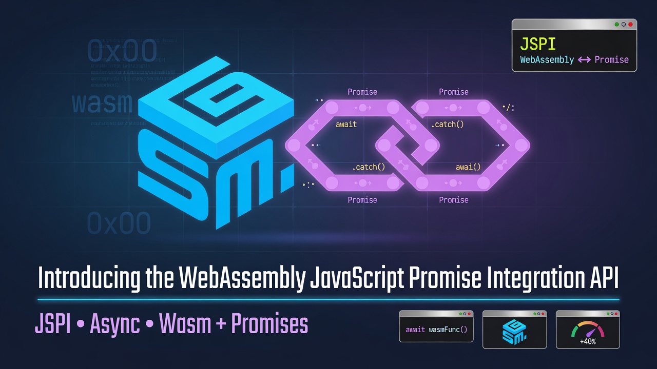 Introducing the WebAssembly JavaScript Promise Integration API